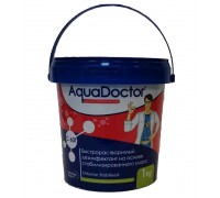 AquaDoctor C-60 (ведро 1 кг., гранулы) на основе хлора, быстрого действия