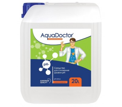 AquaDoctor pH Minus  (Серная 35%) жидкий для понижения уровня РН воды бассейна