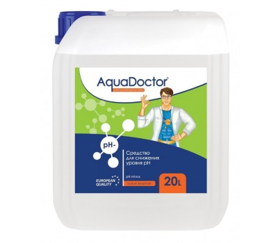 AquaDoctor pH Minus (Серная 35%) 20 л. жидкий для понижения уровня РН