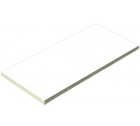 Плитка керамическая глянцевая белая Aquaviva 240х115х9 мм.