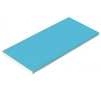 Плитка керамическая глянцевая голубая Aquaviva 240х115х9 мм.