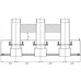 Противоток (150 м.куб./час) (универс.) из нержавеющей стали, ПТ.150 (закладная)