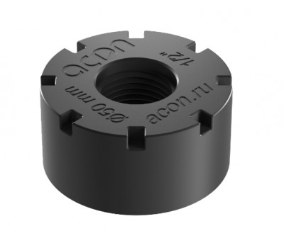 Футорка клеевая из АБС с внутренней резьбой 1/2" Acon