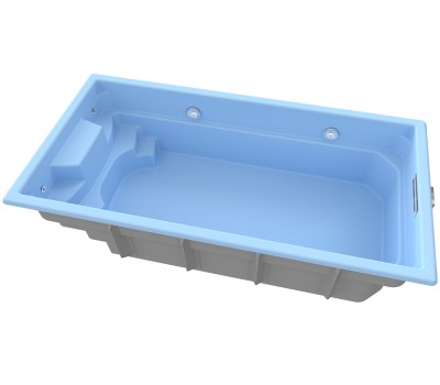 Композитный бассейн Laguna 6 (6,0*3,0*1,55 м.), ТМ Лагуна Пулс