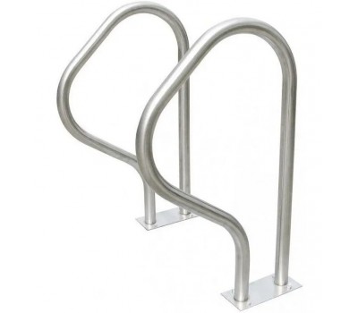 Поручни MP ARB (компл.2 шт.) из нерж. cтали AISI-304 (фланцы)