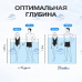 Бассейн ГИГАБАСС овальный вкапываемый 8х3,5х1,5 м